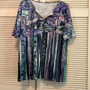 Dragonfly short sleeved top